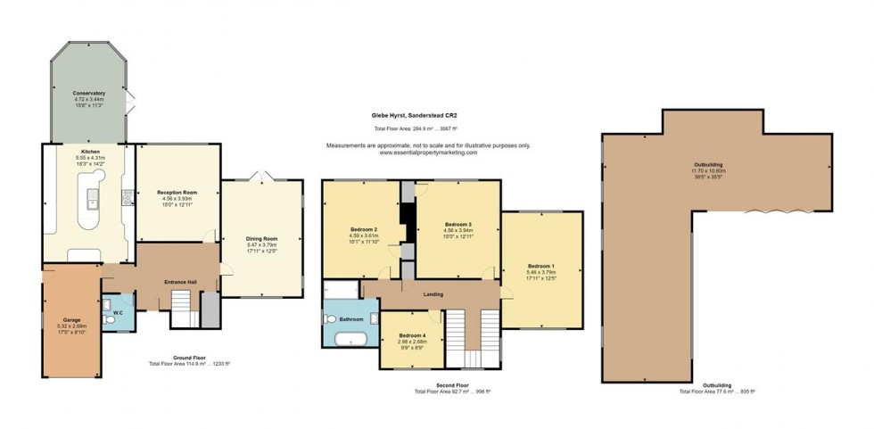 Floorplan for Glebe Hyrst, South Croydon