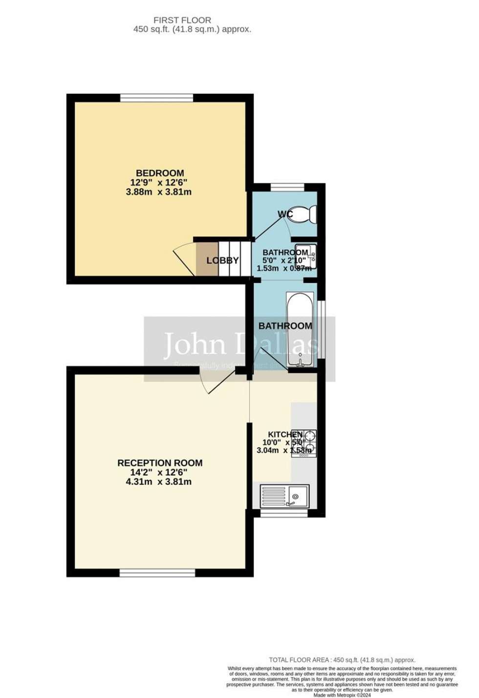 Floorplan for Birdhurst Rise, South Croydon