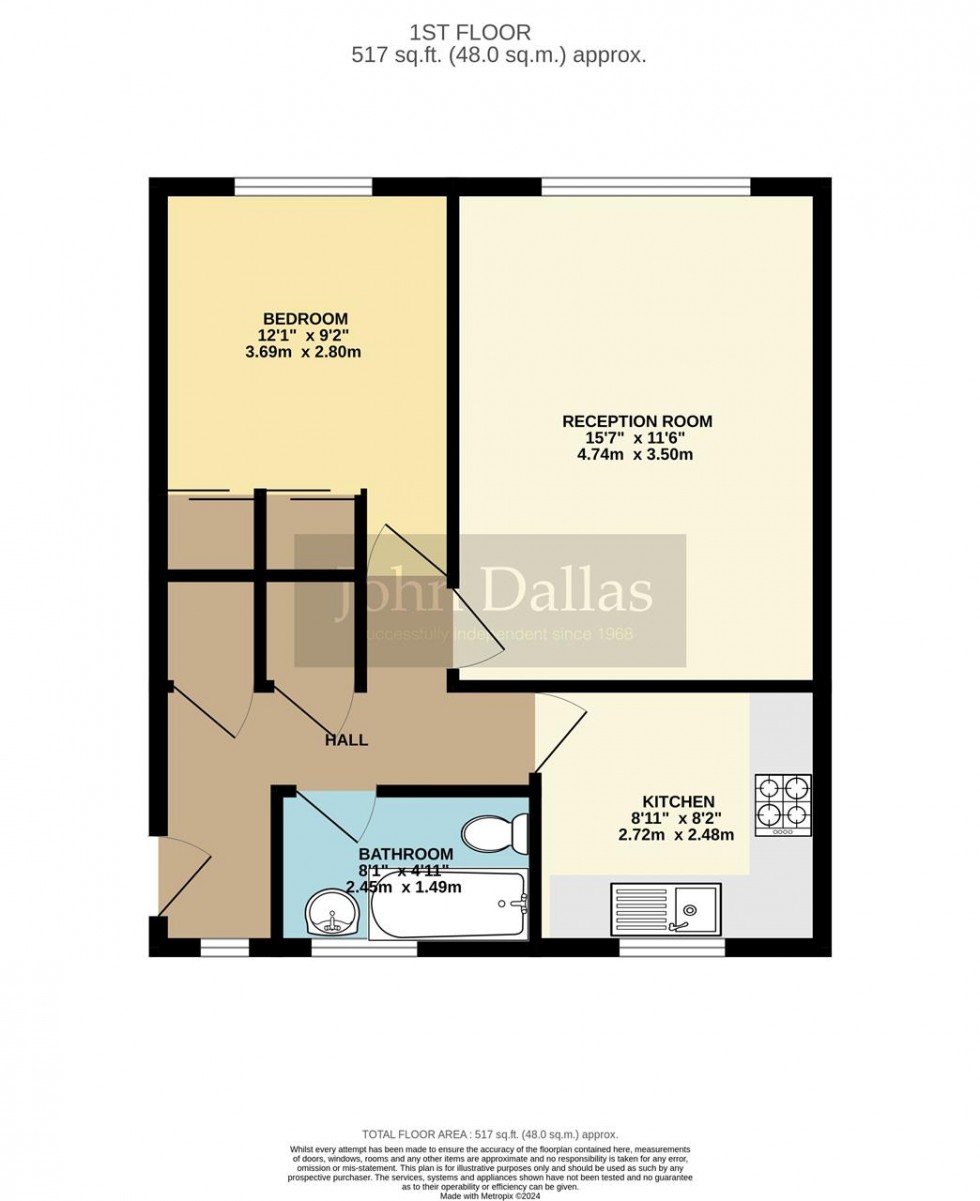 Floorplan for Deepdale Court,, 2A Birdhurst Avenue, South Croydon