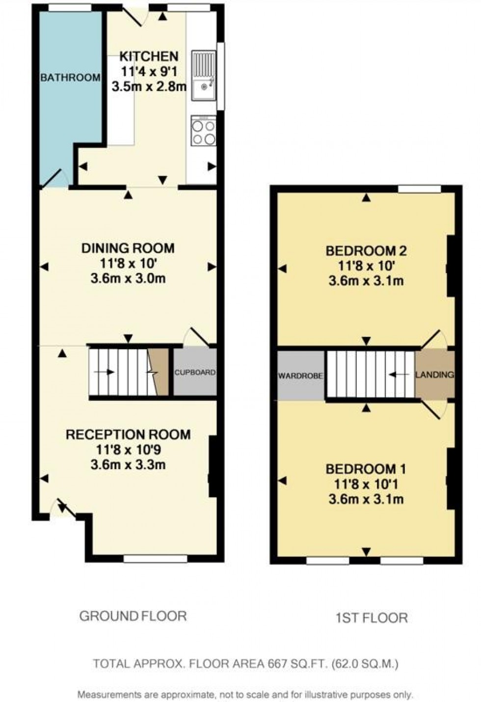 Floorplan for Borough Hill, Croydon