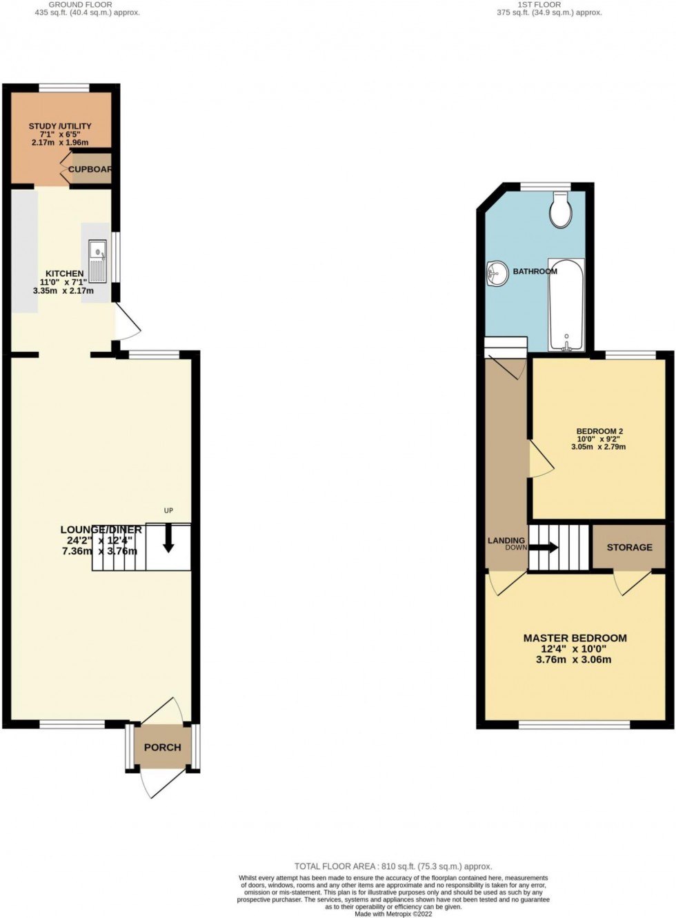 Floorplan for Bynes Road, South Croydon